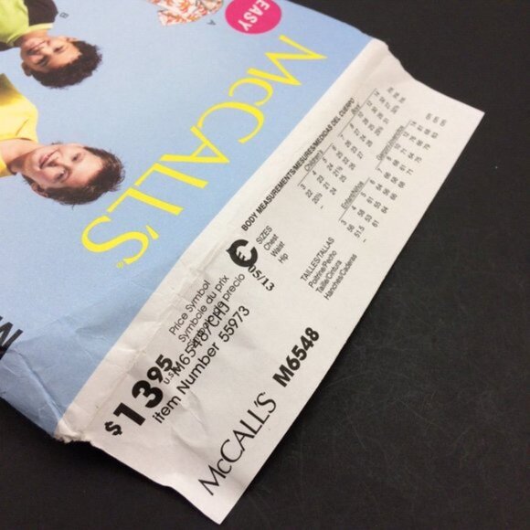 McCalls 6548 Easy Pattern Childrens Boys Top Shirt Shorts Uncut  7-14 Mix Match - Picture 3 of 10